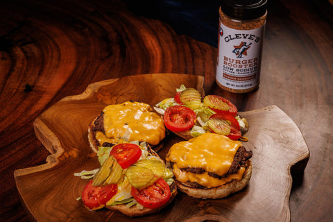 Cleve's Gourmet Products Smash burger Recipe