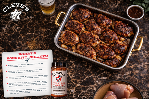 Bokchito Chicken Recipe with Cleve's Texas Two-Step