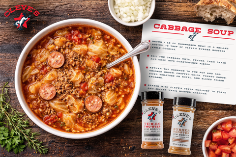 Cabbage Soup Recipe with Cleve's Texas Two-Step