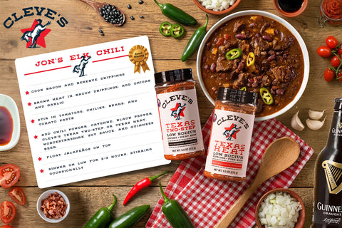 Jon’s Elk Chili Recipe