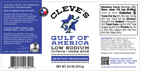 Cleve's - Gulf of America Citrus + Herb Kick 9.5 oz