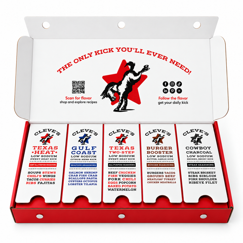 Cleve's Gift Box - 5 Flavors - Small Bottles