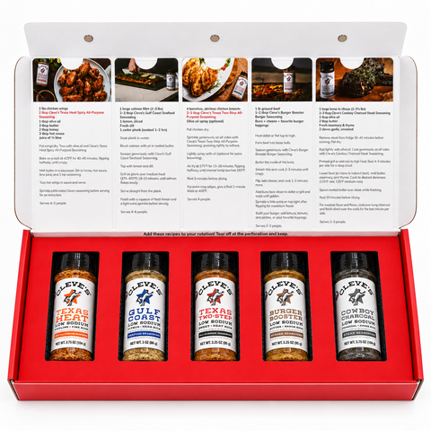 Cleve's Gift Box - 5 Flavors - Small Bottles