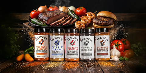 Cleve's Seasoning on and with food