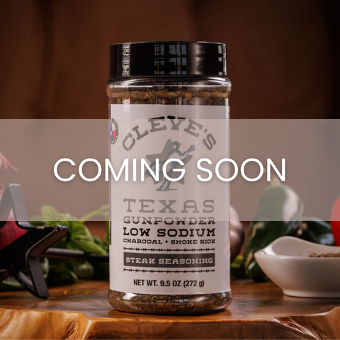 Cleve's Texas Gunpowder Charcoal + Smoke Kick 9.5 oz